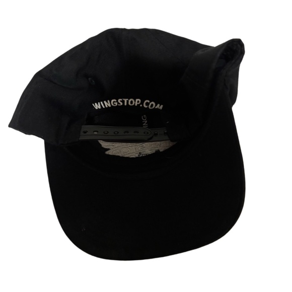 Unisex Adult Wing Stop Adjustable Snapback Cap in Black - Picture 3 of 5